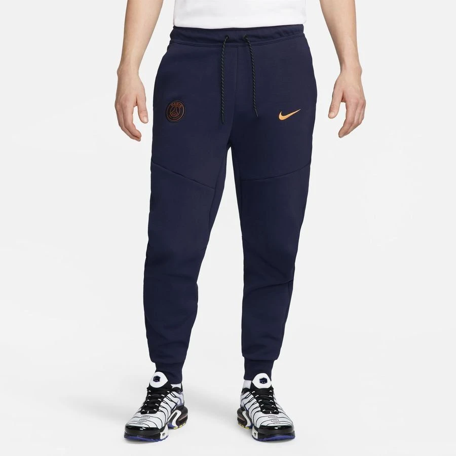 Nike Paris Saint Germain Sweatpants NSW Tech Fleece - Blackened Blue/Gold Suede 3 Nike Paris Saint Germain Sweatpants NSW Tech Fleece - Blackened Blue/Gold Suede