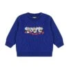 Off-White Blue Sweatshirt For Baby Boy With Mascot Logo Print -Sports Clothing fe86f38a2af85d3bdf088b2a827fd615