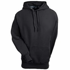 Sport Tek Sweatshirts: Men's Black F281 BLK Heavyweight Pullover Hooded Sweatshirt -Sports Clothing image 44845