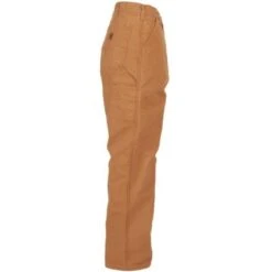 Carhartt Dungarees: Men's B111 BRN Brown Flannel-Lined Duck Dungarees -Sports Clothing image 64111