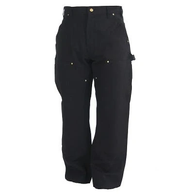 Carhartt Pants: Men's B01 BLK Black Cotton Duck Carpenter Pants 6 Carhartt Pants: Men's B01 BLK Black Cotton Duck Carpenter Pants - Image 4