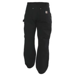Carhartt Pants: Men's B01 BLK Black Cotton Duck Carpenter Pants 7 Carhartt Pants: Men's B01 BLK Black Cotton Duck Carpenter Pants -Sports Clothing image 65191