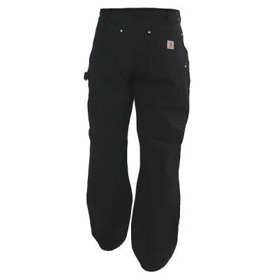 Carhartt Pants: Men's B01 BLK Black Cotton Duck Carpenter Pants 4 Carhartt Pants: Men's B01 BLK Black Cotton Duck Carpenter Pants - Image 2
