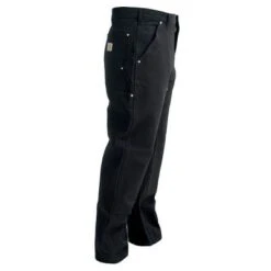 Carhartt Pants: Men's B01 BLK Black Cotton Duck Carpenter Pants 8 Carhartt Pants: Men's B01 BLK Black Cotton Duck Carpenter Pants -Sports Clothing image 65192