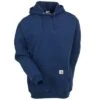 Carhartt Sweatshirts: Men's K121 472 Midweight Navy Hooded Pullover Sweatshirt -Sports Clothing image 71809 1