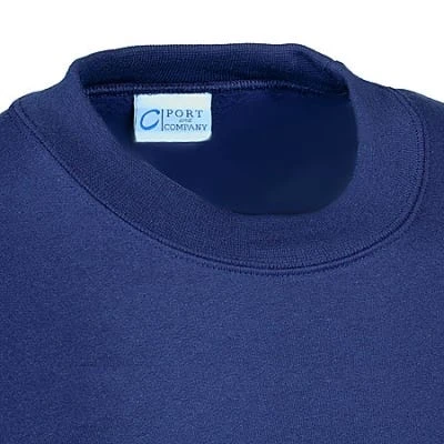 Port & Company Sweatshirts: Men's Navy PC90 NAV Crewneck Sweatshirt 5 Port & Company Sweatshirts: Men's Navy PC90 NAV Crewneck Sweatshirt - Image 3