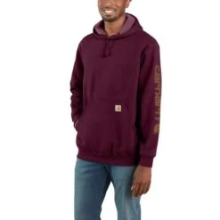 Carhartt Sweatshirts: Men's K288 PRT Port Midweight Hooded Logo Sweatshirt
