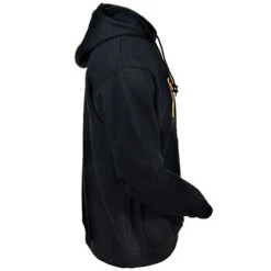 Caterpillar Sweatshirts: Men's Black W10646 016 Trademark Hooded Sweatshirt -Sports Clothing w10646blk catr 01