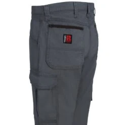 Wrangler Riggs Pants: Men's 3W060 ST Slate Grey Ripstop Ranger Pants -Sports Clothing wrangler 3w060st l 01 2